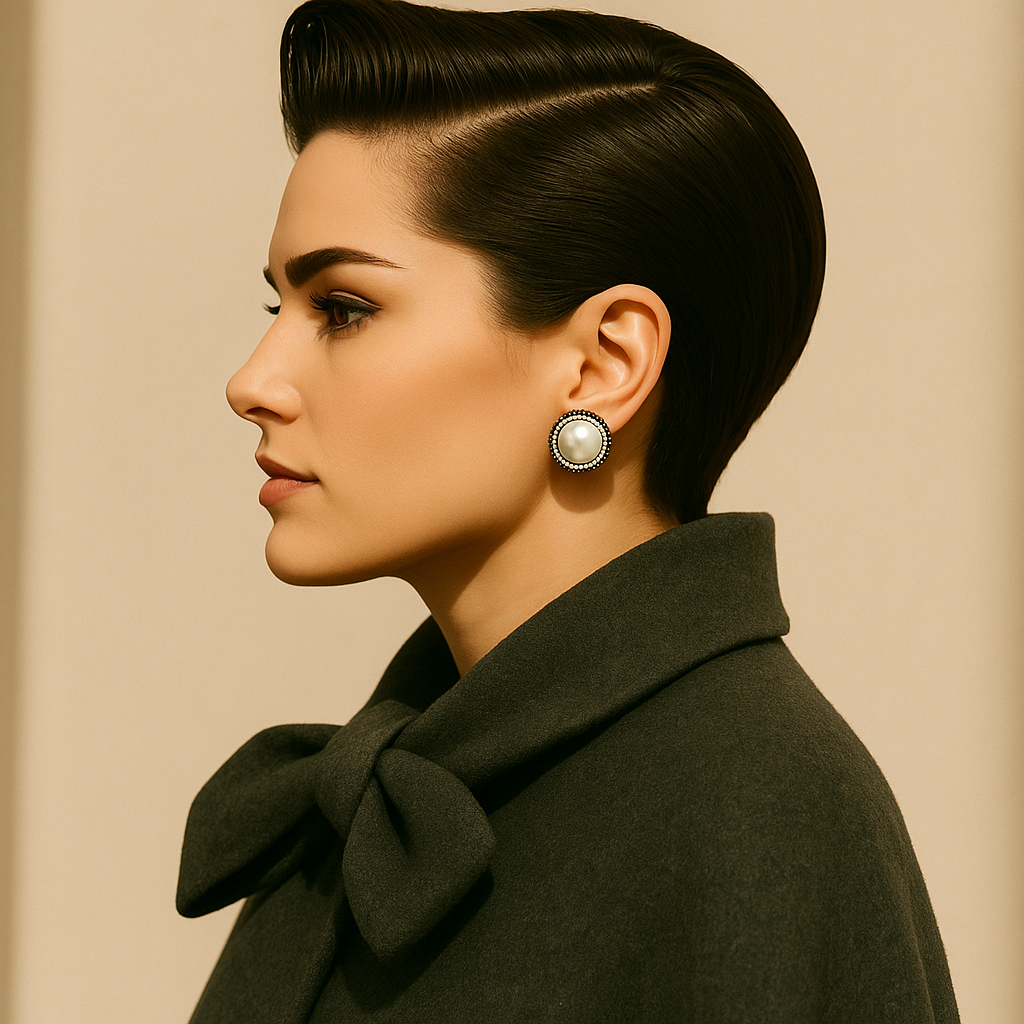 MARGIELLA Baroque Flat Pearl Earrings