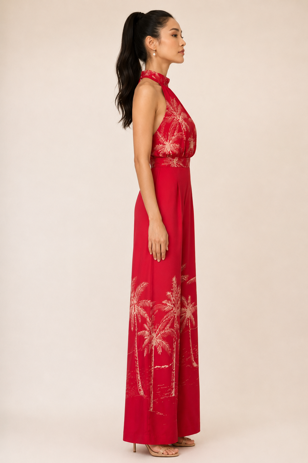 The Palm Springs halter jumpsuit
