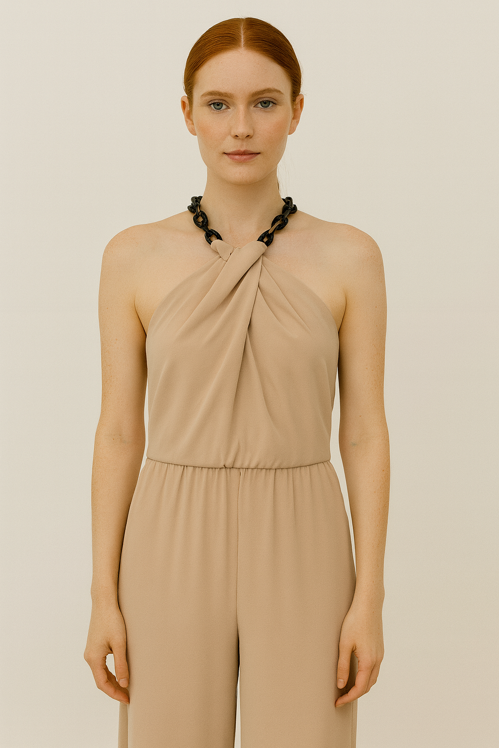 TRUSSARDI Halter Jumpsuit