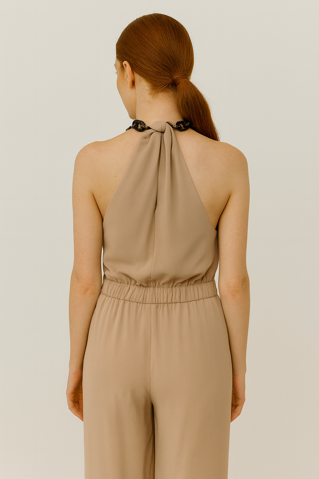TRUSSARDI Halter Jumpsuit