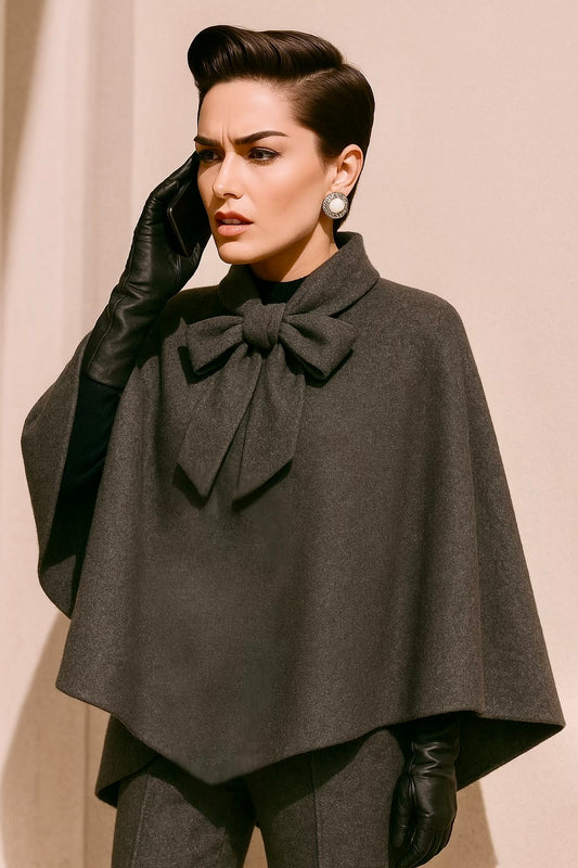 RENNY Wool Blend Cape