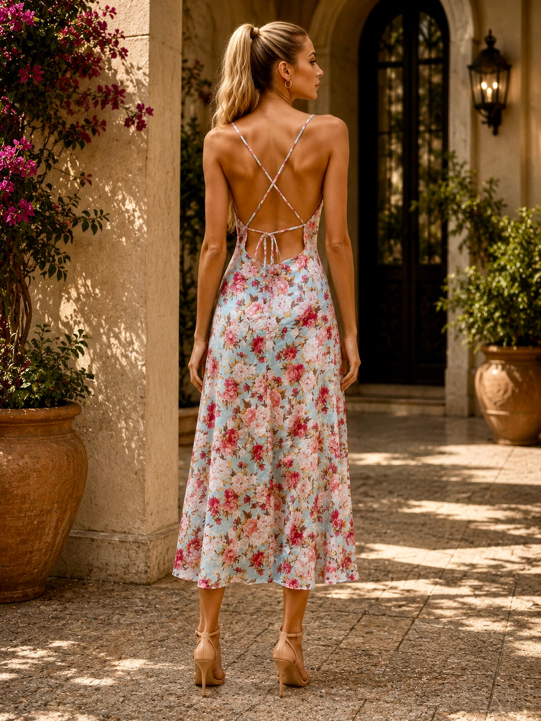 FLOWER Power Midi Dress