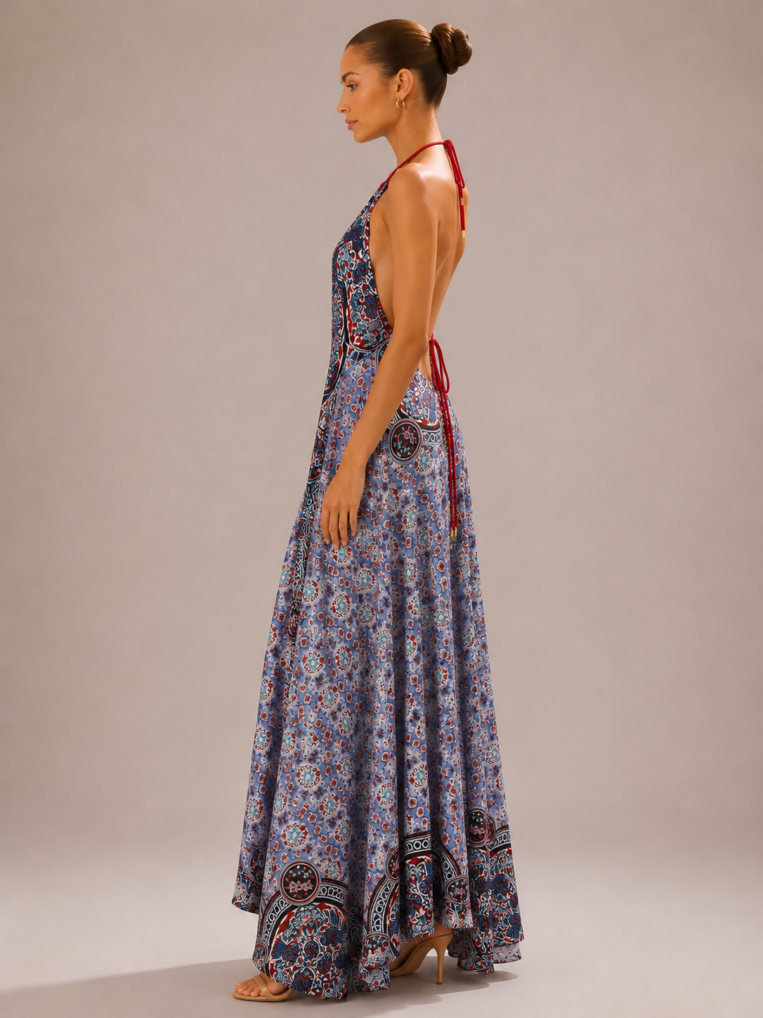 MORGAN Maxi Dress in Asian Print