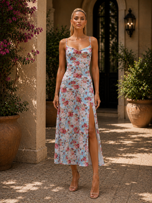 FLOWER Power Midi Dress