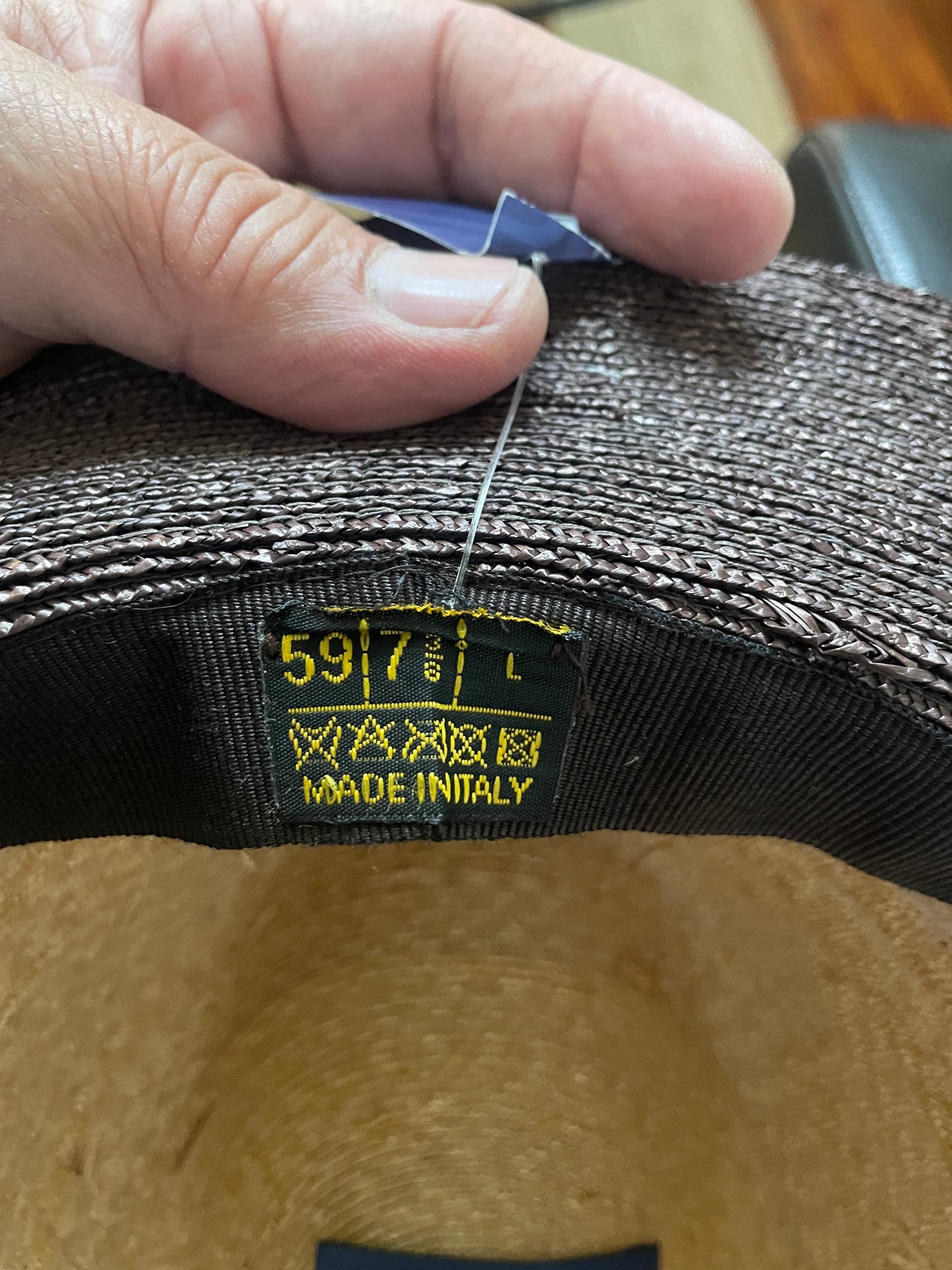 PANIZZA Woven Hats. Made in Italy