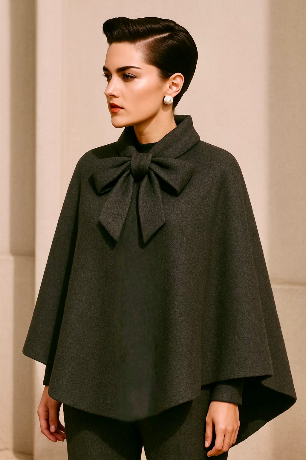 RENNY Wool Blend Cape