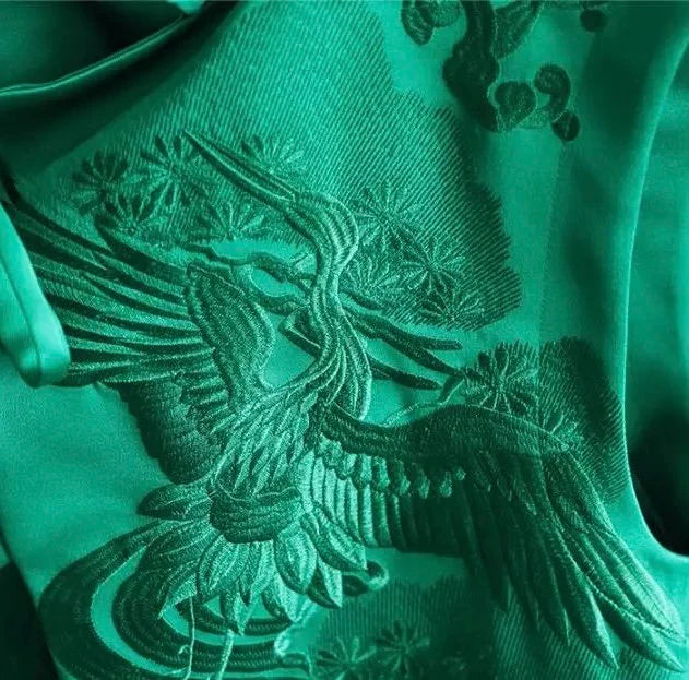 SHANGHAI Vest in Emerald Green